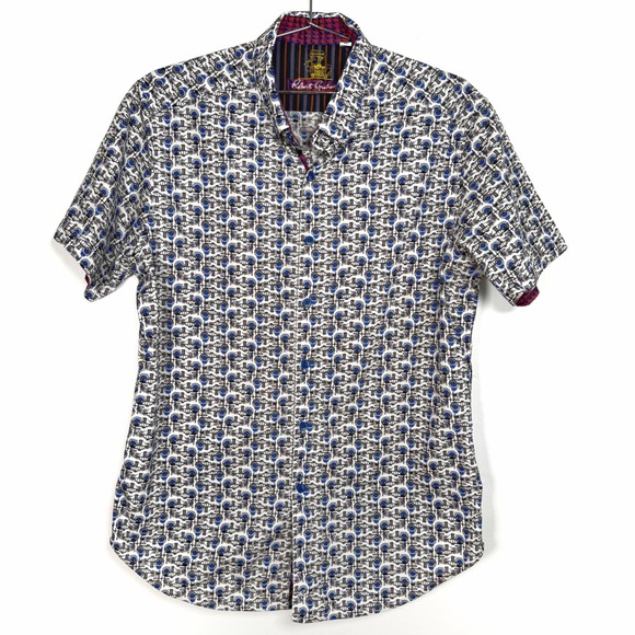 Robert Graham Other - Robert‎ Graham Mechanic Engineering Size Large Short Sleeve Button Down Shirt